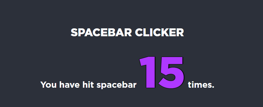 Space Bar Clicker